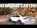 Forza Horizon 5 NEW RALLY DLC CANYON DRIFT ROAD IS INCREDIBLE! (Gameplay \u0026 Location)