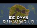 I Survived 100 Days on a Deserted Island in RimWorld