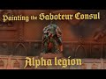 Painting the Alpha Legion Saboteur Consul