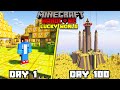 I Survived 100 Days On ILLEGAL Lucky Block World in Minecraft Hardcore