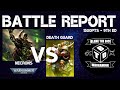 *NEW* Warhammer 40k 9th Edition 1500pts Battle Report - Death Guard Vs Necrons