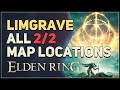 All Limgrave Map Fragments Elden Ring (East \u0026 West)