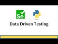 Selenium Python Data Driven Testing