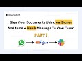 Sign Your Documents using emSigner and Send a Slack Message to Your Team Part 1