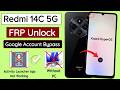 Redmi 14C 5G FRP Unlock 2026 New Method | Redmi 14C Google Account Bypass (Xiaomi HyperOs)