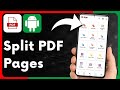 How to Split PDF Pages into Separate Files on Android (All Methods)