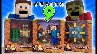 Roblox Zombie Attack Playset Action Figure Unboxing Rush Apocalypse - minecraft survival mode series 9 5 inch action figures guardian desert husk mattel