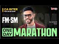 CA Inter FM SM One-Day Marathon For Jan 26 Exam By CA Swapnil Patni | SPC | #cainter #caexams