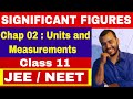 SIGNIFICANT FIGURES || CLASS 11 Chapter 02|| Units and Measurements || JEE MAINS || NEET