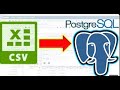 Import CSV file into PostgreSQL using PgAdmin4 (2025)