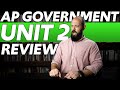 AP Government UNIT 2 REVIEW [Everything You Need to Know!]