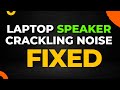 Laptop Speaker Crackling Noise