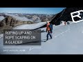 Roping up on a glacier: Rope spacing in a rope team, brake knots \u0026 more – Tutorial (11/18) | LAB ICE