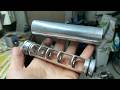 Making a silencing filter on the lathe