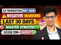 Kuch NAHI padha? Last 30 days MASTER STRATEGY for CA FOUNDATION MAY 2026🔥CA foundation MAY 26 | ICAI