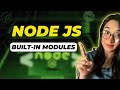Built-in Modules in Node JS | Node JS Tutorial in Hindi for Beginners | Node JS