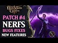Baldur's Gate 3 Patch 4 Notes - Ranged Off-hand NERFS, Cleric Lvl 6 Update, UI, BUG FIXES \u0026 MORE!