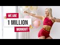 WE ARE 1 MILLION! 30 MIN 🥳 KILLER HIIT PARTY - No Equipment - No Repeat - Home Workout