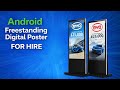 Android Freestanding Digital Posters