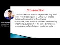 Extrusion principle|Hot and cold extrusion|Manufacturing process|Suryanarayana