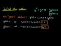 ODE | Initial value problems for second order equations