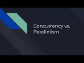 Concurrency vs. Parallelism