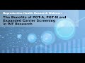 Webinar: The Benefits of PGT-A, PGT-M and Expanded Carrier Screening in IVF research