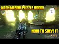 Let's Play Warframe - How to Solve the Archarbor Puzzle Room (Duviri Experience)