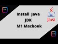Install Java JDK on macbook M1 / M2