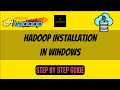 Hadoop Installation in Windows - Latest | At A Glance! | #bigdata #hadooptutorial  #ataglance