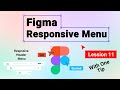 Responsive Header Menu (autolayout) In figma | Lesson 11 | Figma Tutorial for Beginners in Hindi
