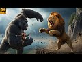 Epic Battle:King Kong Saves Baby Monkey From the Lion King 🦍🦁🐒 | Kong Movie Scene | Bigfoot movie |