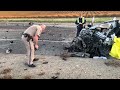 Raw Video: Site of Fatal Crash on Vasco Road Near Byron