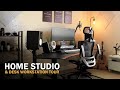 Music Studio Setup For Producers - DIY Home Studio Tour 2021