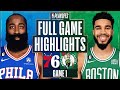 #3 76ERS at #2 CELTICS | FULL GAME 1 HIGHLIGHTS | May 1, 2023