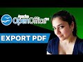 How to Export PDF from OpenOffice Writer