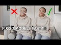 FIX UGLY ARCH VIZ 3D PEOPLE WITH STABLE DIFFUSION FACE SWAP AND IN PAINT