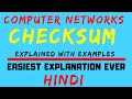 Checksum ( Computer Networks) Error Detection Method Explained with Examples in Hindi