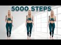 5000 STEPS IN 30 MIN AT HOME  DO IT TWICE TO GET 10000 STEPS NO JUMPING  WALKING WORKOUT