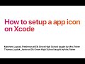 How to setup a app icon on Xcode