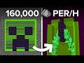 We Built an Insanely Fast Creeper Farm in Minecraft