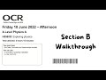 OCR Physics A Paper 2 June 2022 (Exploring Physics) Section B walkthrough