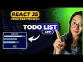 Todo List in React JS in Hindi | ReactJS Simple Project for Beginners | Mini Project Reactjs #2022