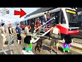 GTA 5 : First Metro Journey With Shinchan And Pinchan in GTA 5 ! (GTA 5 mods)