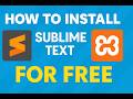 BECOME A WEB DESIGNER || LESSON 2: INSTALL SUBLIME TEXT AND XAMPP FOR FREE