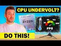 How To Undervolt a Ryzen 7 5800X3D or 5700X3D!