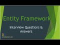 Top 50 Entity Framework Interview Questions \u0026 Answers for 2021