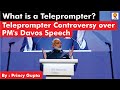What is Teleprompter? | PM Modi Davos Speech