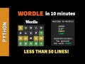 Build Your Own WORDLE Game in Python | Tutorial for Beginners