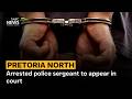 Arrested police sergeant to appear in court